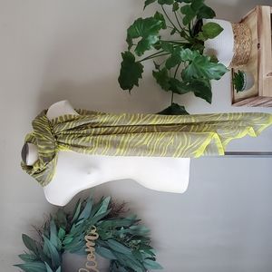 Grey and Yellow scarf